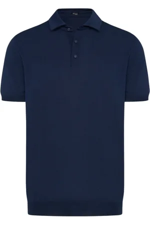 Kiton Koszulki, Mężczyzna, Niebieski, XL, Bawełna, Miękka koszulka polo z bawełny egipskiej