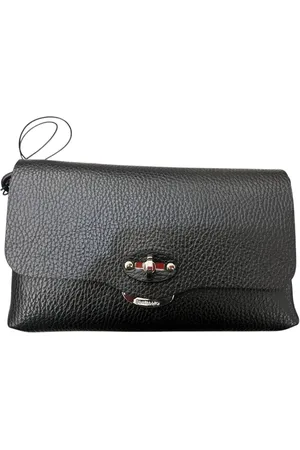 Zanellato Torebki, Kobieta, Czarny, ONE SIZE, Skóra, Elegancka kopertówka Chic