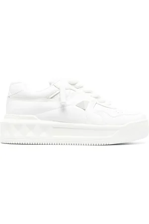VALENTINO GARAVANI Buty, Mężczyzna, Biały, 41 EU, Skóra, Sneakersy One Stud XL
