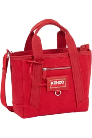 Kenzo Torebki, Kobieta, Czerwony, ONE SIZE, Bawełna, Mini Torebka Tote