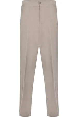 COSTUMEIN Spodnie, Mężczyzna, Beżowy, 2XL, Len, Beżowe Spodnie dla Mężczyzn