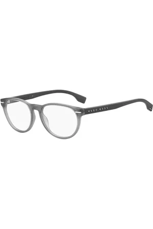 HUGO BOSS Akcesoria, Mężczyzna, Szary, ONE SIZE, Matowa Szara Oprawki Okularów Acetate