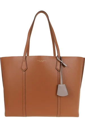 Tory Burch Torebki, Kobieta, brązowy, ONE SIZE, Skóra, Torba Perry Triple-Compartment Tote
