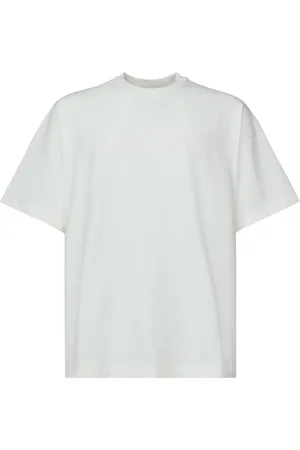 Jil Sander Koszulki, Mężczyzna, Biały, L, Bawełna, Biały T-shirt z Logo w Stylu Casual