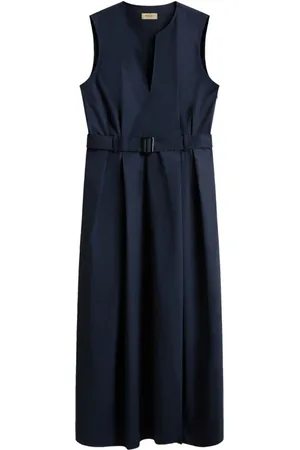 Woolrich Sukienki, Kobieta, Niebieski, M, Bawełna, Niebieska Sukienka
