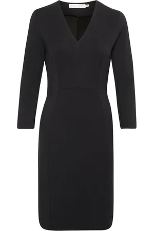 INWEAR Sukienki, Kobieta, Czarny, 3XL, Poliester, Dopasowana Sukienka