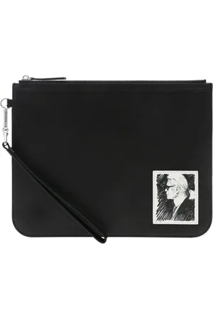 Karl Lagerfeld Akcesoria, Kobieta, Czarny, ONE SIZE, Skóra, Torebka Kopertówka Legend