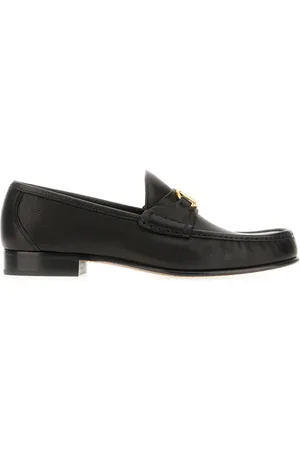 VALENTINO GARAVANI Buty, Mężczyzna, Czarny, 42 1/2 EU, Skóra, Stylowe mokasyny