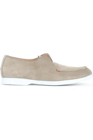 Kiton Buty, Mężczyzna, Beżowy, 43 1/2 EU, Skóra, Beżowe Sznurowane Półbuty