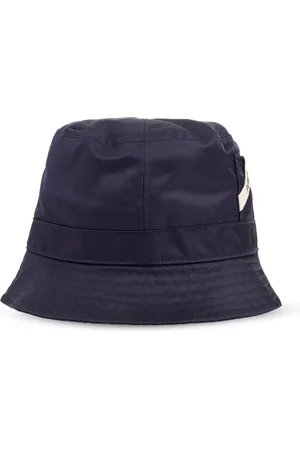 Jacquemus Akcesoria, Mężczyzna, Niebieski, 60 CM, Nylon, Kapelusz typu bucket Le Bob Ovalie