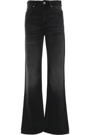 Isabel Marant Jeansy, Kobieta, Czarny, M, Denim, Belvira Jeansyy Rozszerzane