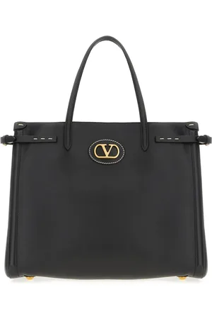 VALENTINO GARAVANI Torebki, Mężczyzna, Czarny, ONE SIZE, Len, Borse a Mano Tote Bag