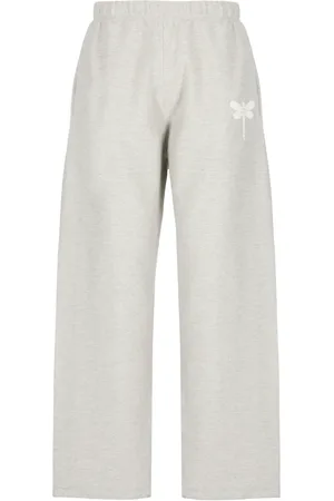 Kenzo Spodnie, Mężczyzna, Szary, L, Bawełna, Dragonfly Straight Jogpants