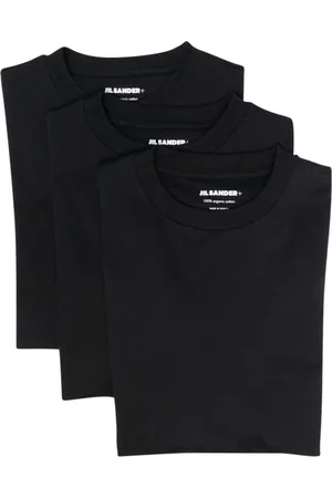 Jil Sander Koszulki, Mężczyzna, Czarny, M, Bawełna, Zestaw T-Shirtów
