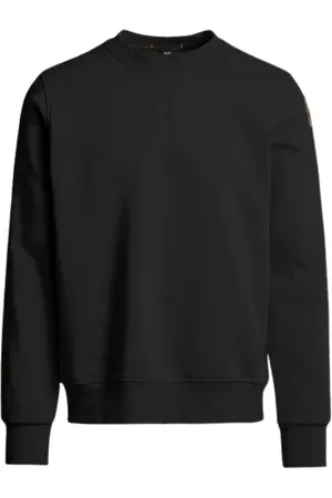 Parajumpers Bluzy, Mężczyzna, Czarny, M, Bawełna, Czarna Bluza Polarowa Armstrong