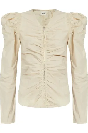 Isabel Marant Bluzki, Kobieta, Beżowy, M, Bawełna, Benatea Blouse
