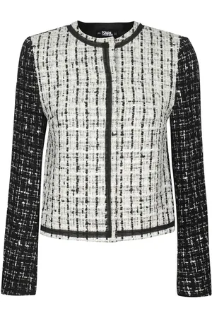 Karl Lagerfeld Kurtki, Kobieta, Wielobarwność, 2XS, Tweed, Żakiet Tweedowy