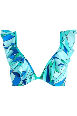 Vilebrequin Stroje kąpielowe, Kobieta, Niebieski, L, Góra Bikini Madrague z Drutami dla Kobiet