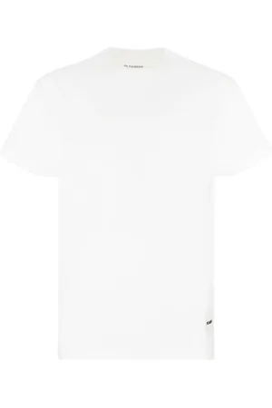 Jil Sander Koszulki, Mężczyzna, Biały, M, Bawełna, Biały T-shirt Bawełniany 3-pak