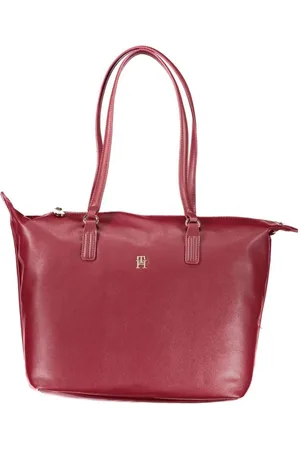 Tommy Hilfiger Torebki, Kobieta, Różowy, ONE SIZE, Poliester, Poliestrowa torebka z uchwytami na ramię