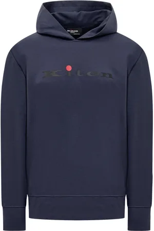 Kiton Bluzy, Mężczyzna, Niebieski, L, Bawełna, Bluza dresowa