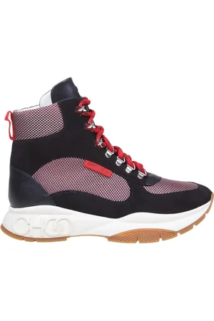 Jimmy Choo Buty, Mężczyzna, Czarny, 42 EU, Skóra, Sznurowane botki