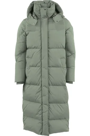 Woolrich Płaszcze, Kobieta, Zielony, S, Nylon, Aurora Parka
