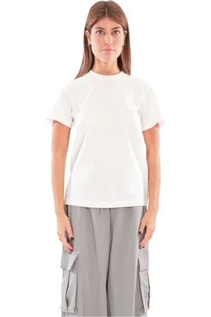Y-3 Koszulki, Kobieta, Biały, M, Bawełna, Regular SS Tee