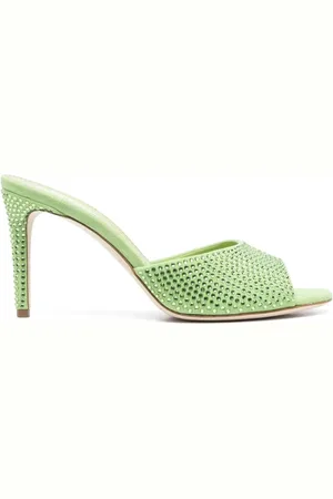 PARIS TEXAS Buty, Kobieta, Zielony, 37 EU, Skóra, Holly Stiletto Mule 85