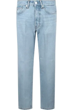 Nine In The Morning Jeansy, Mężczyzna, Niebieski, W34, Denim, Jasne Jeansy o prostym krojuy 5-Kieszeń Design