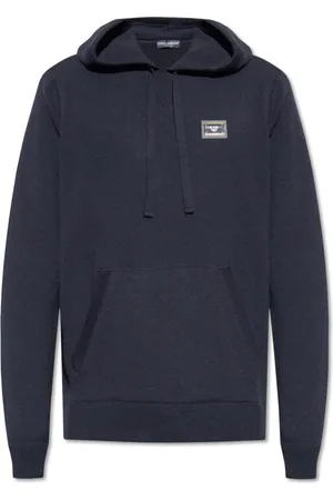 Dolce & Gabbana Swetry, Mężczyzna, Niebieski, L, Kaszmir, Wełniany sweter