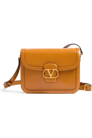 VALENTINO GARAVANI Torebki, Mężczyzna, Żółty, ONE SIZE, Skóra, Torebka VLogo