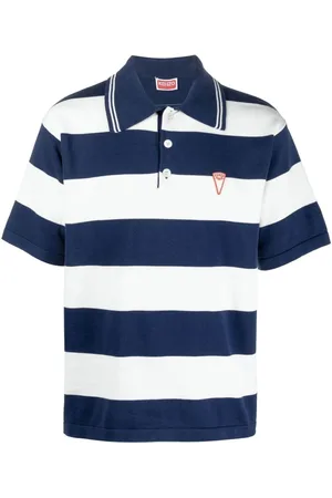 Kenzo Koszulki, Mężczyzna, Wielobarwność, S, Bawełna, Koszulka Polo w Paski