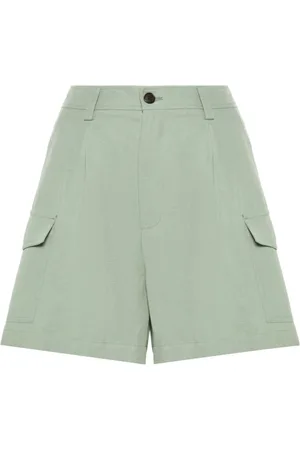 Woolrich Szorty, Kobieta, Zielony, W26, Bawełna, Jasnozielone Szorty