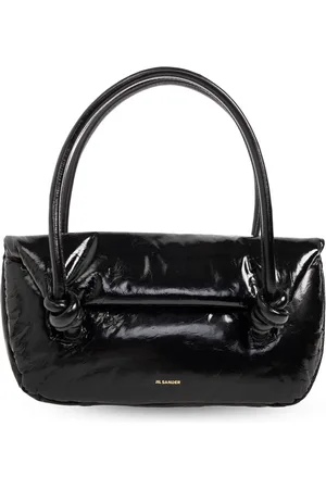 Jil Sander Torebki, Kobieta, Czarny, ONE SIZE, Skóra, Mała torba na ramię Knott