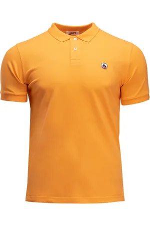 Jott Koszulki, Mężczyzna, Pomarańczowy, L, Bawełna, Koszulka Polo Marbella
