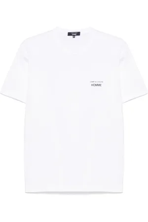 Comme des Garçons Koszulki, Mężczyzna, Biały, L, Białe T-shirty i Pola