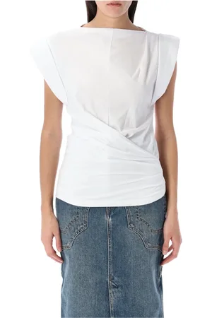 Isabel Marant Bluzki, Kobieta, Biały, M, Bawełna, Maisan T-Shirt