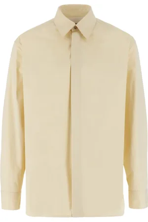 Jil Sander Koszule, Mężczyzna, Beżowy, M, Bawełna, Stylowa Koszula