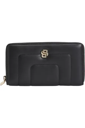 HUGO BOSS Akcesoria, Kobieta, Czarny, ONE SIZE, Skóra, Portfel Iconic Zip Around
