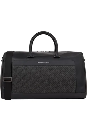 Tommy Hilfiger Torebki, Mężczyzna, Czarny, ONE SIZE, Torba Weekendowa Monogram Duffle