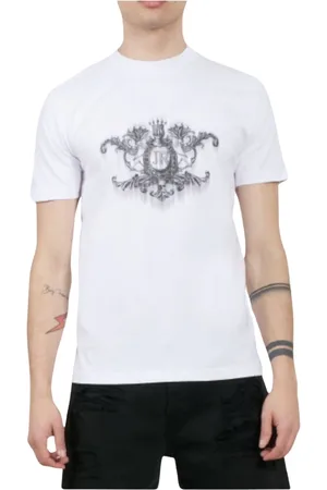John Richmond Koszulki, Mężczyzna, Biały, S, Angel T-Shirt