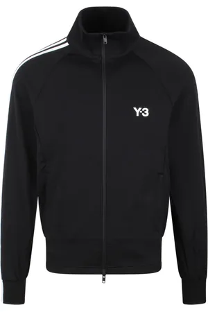 Y-3 Bluzy, Mężczyzna, Czarny, M, Nylon, Kurtka Dresowa 3-Stripes