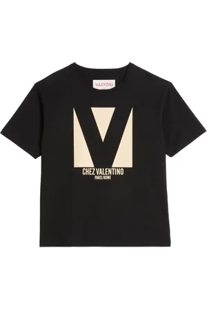 VALENTINO GARAVANI Koszulki, Mężczyzna, Czarny, XL, Bawełna, Casualowy bawełniany T-shirt