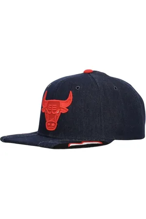 Mitchell & Ness Akcesoria, Mężczyzna, Niebieski, ONE SIZE, Czapka Snapback Chicago Bulls Granatowa