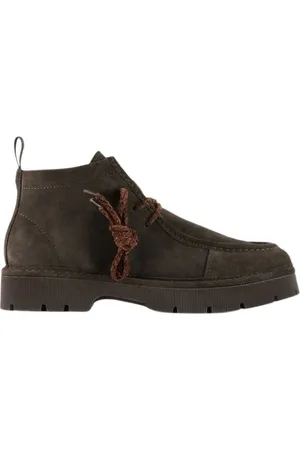 Panchic Buty, Mężczyzna, Czarny, 42 EU, Zamsz, Sznurowane Botki