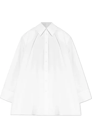 Jil Sander Bluzki, Kobieta, Biały, M, Bawełna, Oversized Shirt