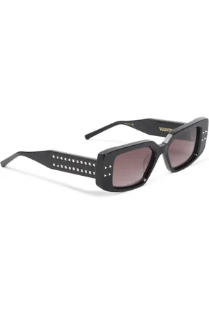 VALENTINO GARAVANI Akcesoria, Kobieta, Czarny, ONE SIZE, Len, Okulary przeciwsłoneczne V-Cinque