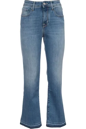 Jacob Cohen Jeansy, Kobieta, Niebieski, W29, Denim, Spodnie dzwony
