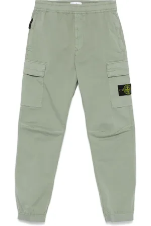 Stone Island Spodnie, Mężczyzna, Zielony, W31, Spodnie Cargo Jogger